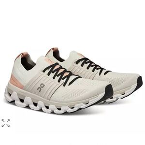 On Cloudswift 3 Running Sneakers - Ivory / Rose